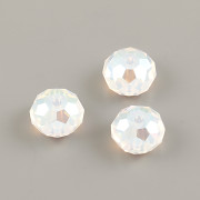 Briolette korálek 5040 Swarovski Elements - White Opal Shimmer 2x - 8mm