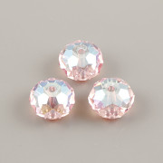 Briolette korálek 5040 Swarovski Elements - Light Rose Shimmer 2x - 8mm