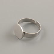 Prsten s placičkou 12mm - ocel