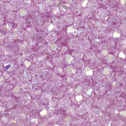 Swarovski Elements korálky XILION 5328 – Sluníčka – Violet AB – 4mm