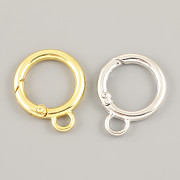 KARABINA kulatá S OČKEM 25mm - rhodium