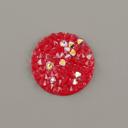 Crystal Rocks Swarovski Elements - Royal Red AB - 15mm