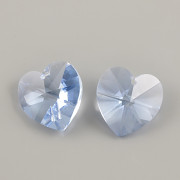 Swarovski Elements přívěsky 6202 – Srdce – Light Sapphire – 18mm