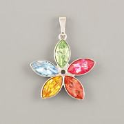 Přívěsek KVĚTINA z Navette Swarovski 10mm