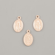 Přívěsek MADONKA 10x6mm - Ag925 růžové zlato