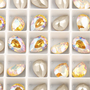Slzička Swarovski Elements 4320 - Light Topaz Shimmer F - 10mm
