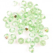 Swarovski Elements korálky XILION 5328 – Sluníčka – Peridot AB – 4mm