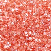 Swarovski Elements korálky XILION 5328 – Sluníčka – Rose Peach Shimmer - 4mm