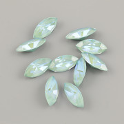 Swarovski NAVETTE 4228 – Silky Sage Delite Foiled - 10mm