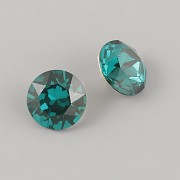 Swarovski Elements XIRIUS Chaton 1088 – Emerald Foiled – 6mm