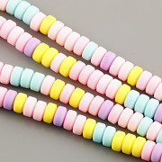 Korálky POLYMEROVÉ HEISHI 6x3mm - Tutti Frutti mix