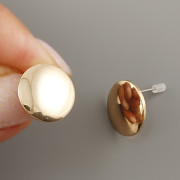 Puzety KULATÉ 12mm - pozlaceno