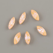 Swarovski NAVETTE 4228 – Peach Delite Foiled - 10mm
