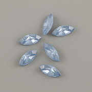 Swarovski NAVETTE 4228 – Denim Ignite Foiled - 10mm