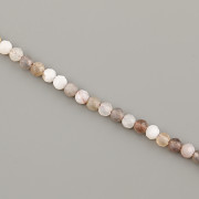Korálky z minerálů - Achát BOTSWANA broušený - 3mm