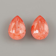 Slzička Swarovski 4320 - Orange Ignite - 14mm