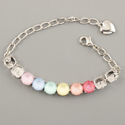 Náramek ADINA pro 1088 Šatony Swarovski 8mm - rhodium