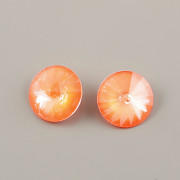 Swarovski Rivoli 1122 – Electric Orange – 12mm