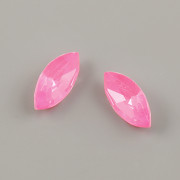 Swarovski NAVETTE 4228 – Electric Pink Foiled - 10mm