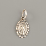 Přívěsek MADONKA ZDOBENÁ 11x8mm - Ag925 starostříbro