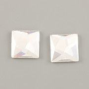 Asymmetric Square Swarovski 2420 – Crystal F – 10mm