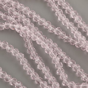 Korálek broušený Slavík 2mm - Růžová - návlek 144ks