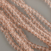Korálek broušený Slavík 2mm - Blush růžová - návlek 144ks