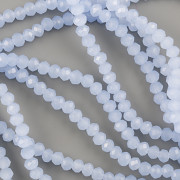 Korálek broušený Slavík 2mm - Air Blue Opal - návlek 144ks