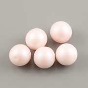PŮLDÍRKOVÉ PERLIČKY 10mm - Barbie růžová