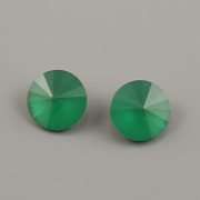 Rivoli 1122 – Green Opal Foiled - 8mm