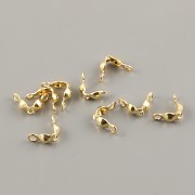 Kalota 8x4mm - ocel pozlacená