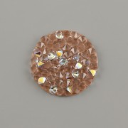 Crystal Rocks Swarovski Elements - Brown AB - 15mm