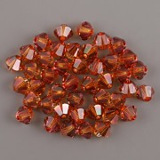 Swarovski Elements korálky XILION 5328 – Sluníčka – Copper - 6mm