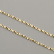 Řetízek ROLO 1,8mm METRÁŽ - cena za 1cm - Ag925 pozlaceno
