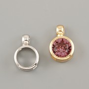 Přívěsek S OBRUBOU pro šatony 1088 Swarovski 10mm - rhodium