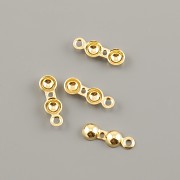 KALOTA koncovka s očkem  - Ag925 pozlaceno