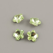 FLOWER Swarovski Elements 4744 – Peridot Foiled – 10mm