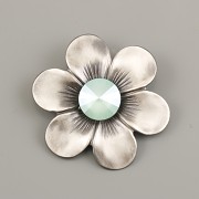 Brož KVĚTINA - zelená