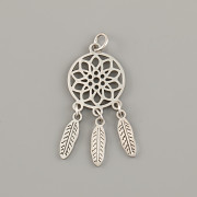 Přívěsek Lapač snů 46x20mm - ocel
