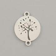 Přívěsek JABLOŇ 15mm - ocel