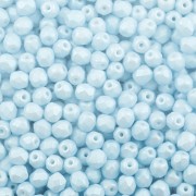 Korálek broušený 4mm - Soft Blue Pastel - 100ks
