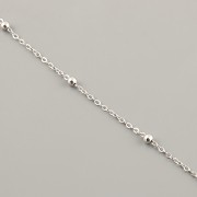 Řetízek s KULIČKAMI 1m - ocel