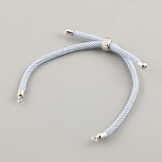 Náramek BLEDĚMODRÝ UTAHOVACÍ se stříbrem K DOZDOBENÍ