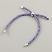 Náramek TANZANITOVÝ UTAHOVACÍ se stříbrem K DOZDOBENÍ