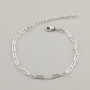 Náramek S DLOUHÝMI OČKY 17cm - ocel