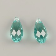 Swarovski 6010 Briolette Pendant ReCreated Caribbean Green 13 × 6,5 mm