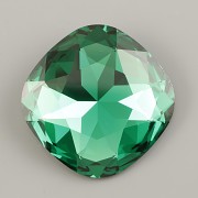 Swarovski 4487 Large Cushion Square 27mm - Majestic Green