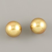 PŮLDÍRKOVÉ PERLY SWAROVSKI 5818 Royal Gold 8mm