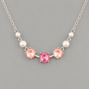 Náhrdelník ADINA zdobený perličkamy pro 1088 Šatony Swarovski 8mm