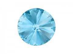 Swarovski Elements Rivoli 1122 – Aquamarine Foiled – 10mm